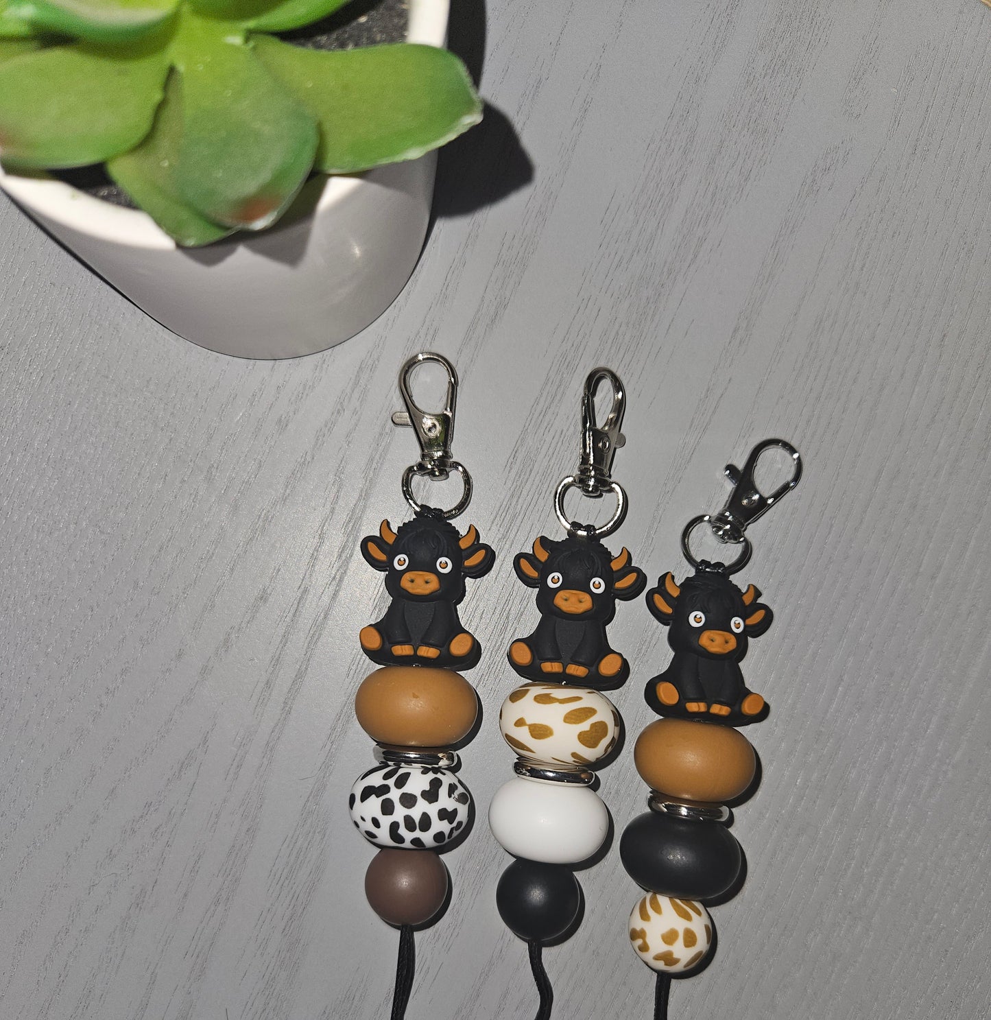 Hyland Cow Keyrings