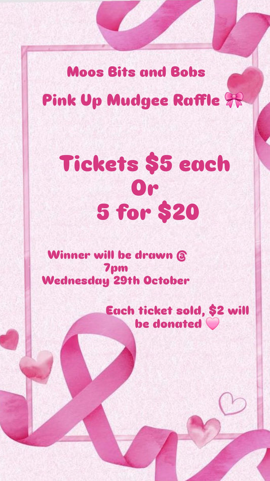 Pink Up Mudgee Raffle Ticket - 5 Tickets